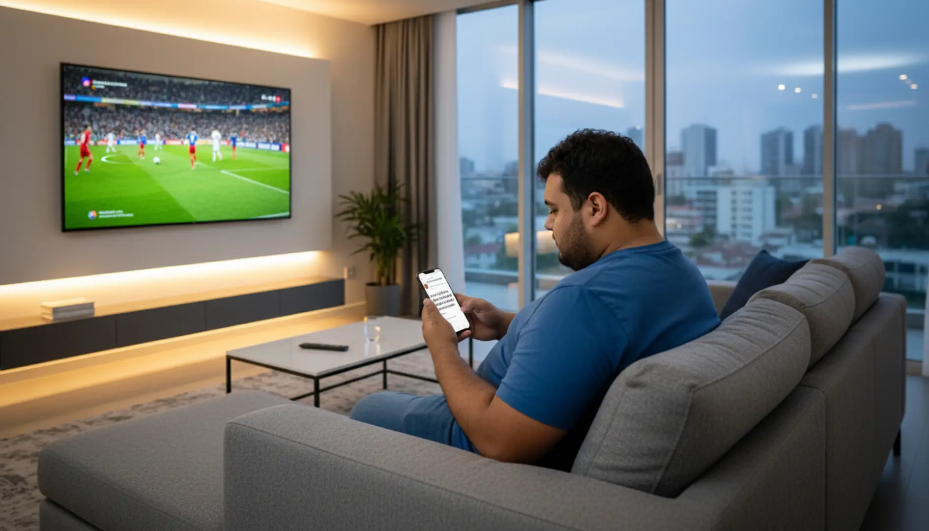 "Esa noche, entre el partido y el celular, algo me hizo clic."